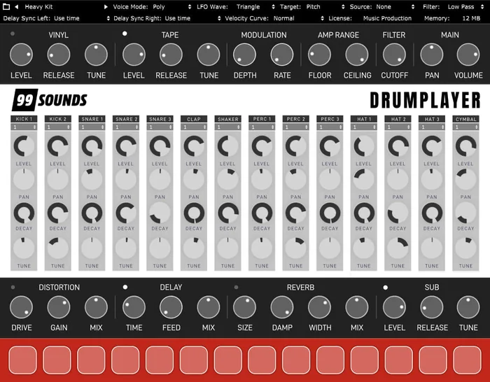 DRUMPLAYER interface