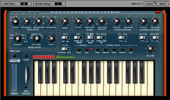 MICROMOON interface