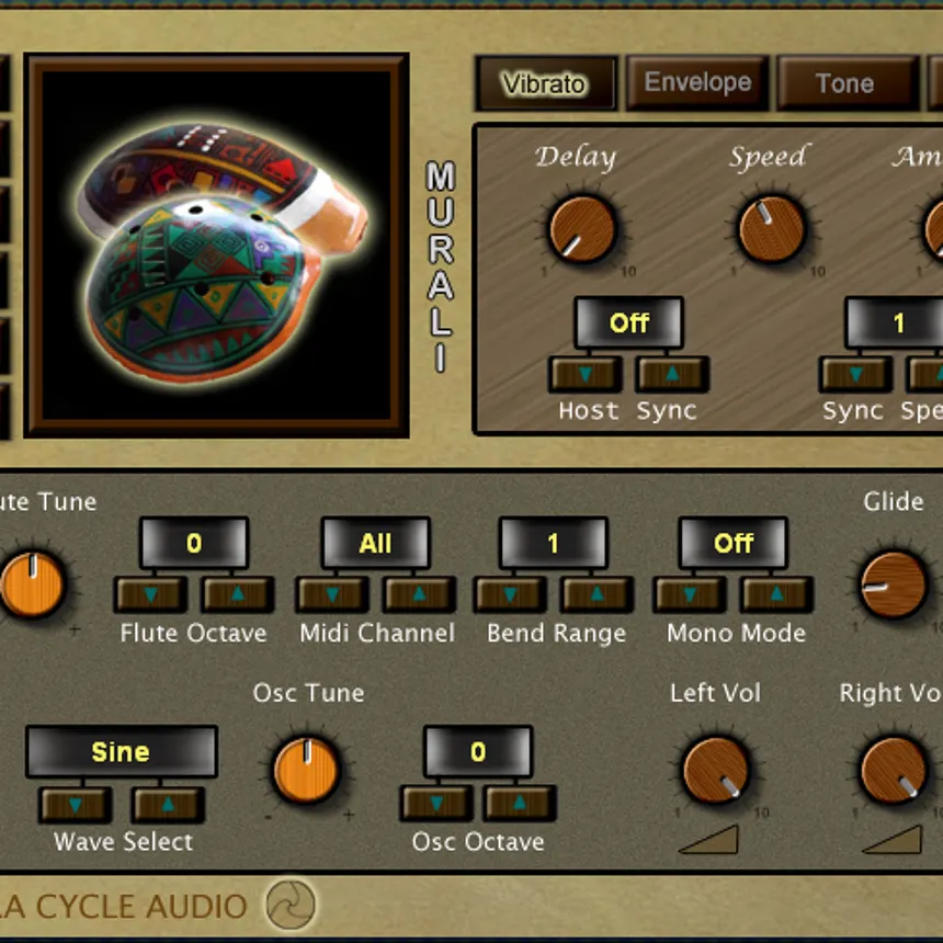 SAMSARA CYCLE AUDIO OCARINA interface