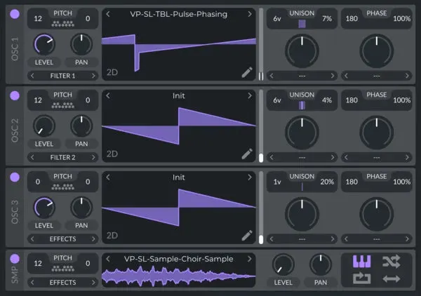VITAL AUDIO interface